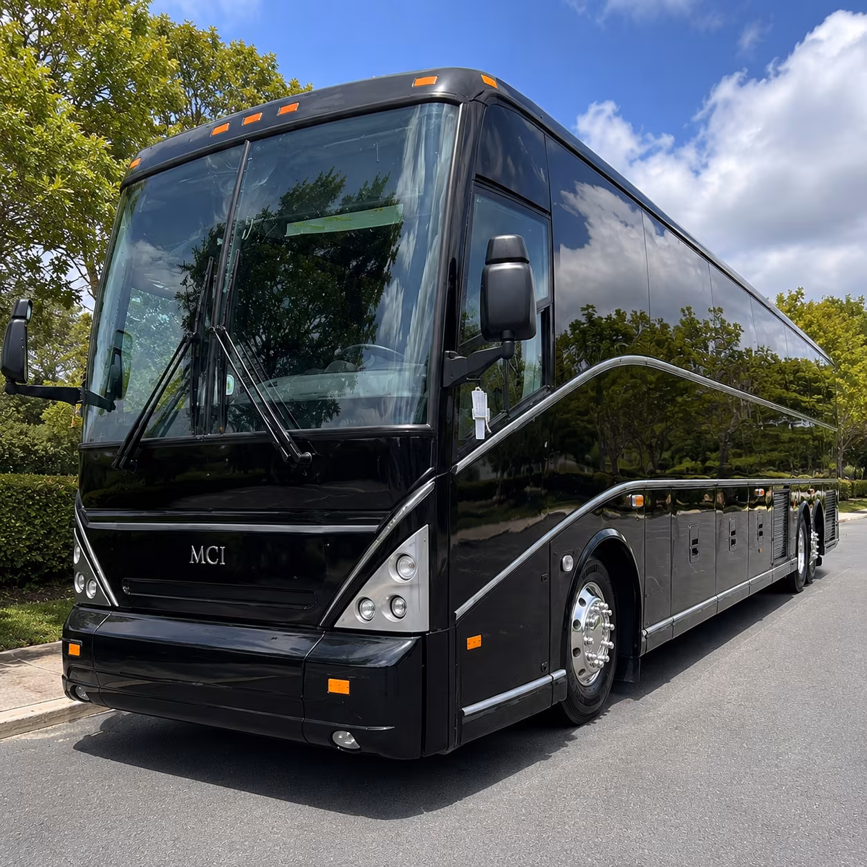 charter buses for the south padre island post prom trip