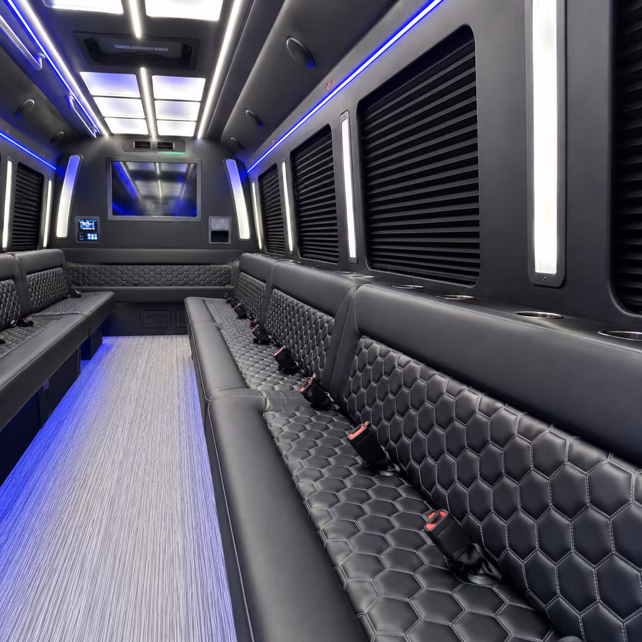 mcallen party bus rentals inside