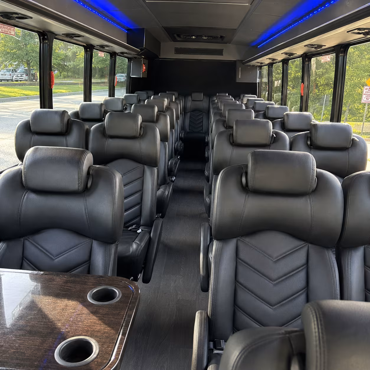 mcallen prom transportation onboard seating