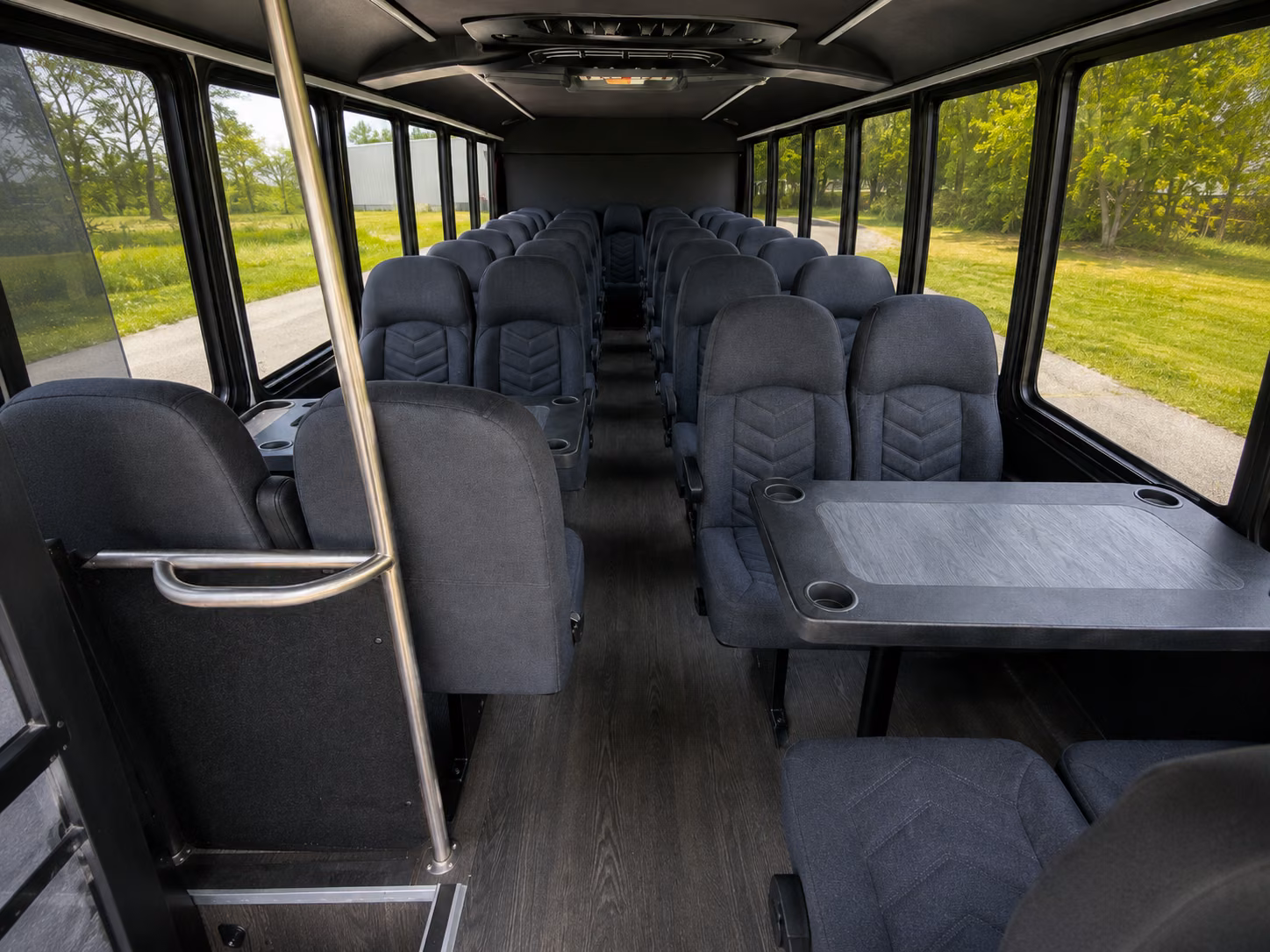 mcallen religious group transportation onboard seating